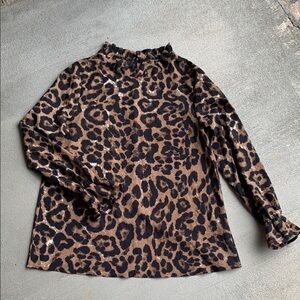 SHEIN Animal Print Blouse